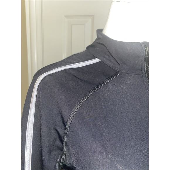 Sweaty Betty Top Womens Medium Black Stretch Pullover 1/4 Zip Outdoor Run - Picture 3 of 13